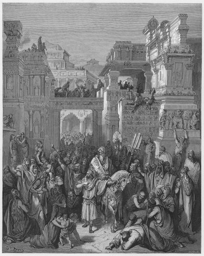 Trionfo di Mardocheo da Gustave Dore